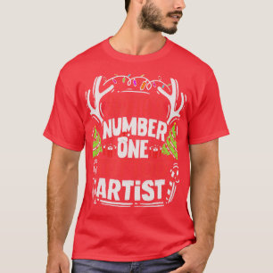 Santas nummer één Tattoo artiest Tattooist T-shirt