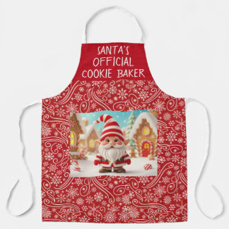 Santa's officiële koekjes bakker schort