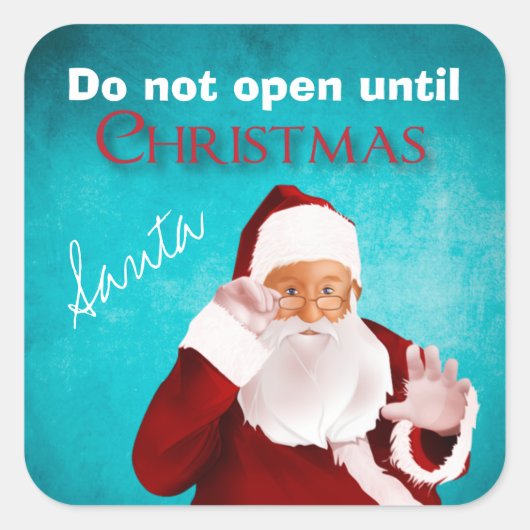 Santa's Officiële Pakket Stickers (Voorkant)