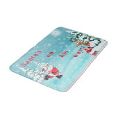 "Santa's on the Way" Winterkerstbal Mat (Gekanteld)