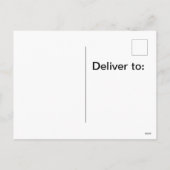 Santas op motorfietsen Briefkaart (Achterkant)