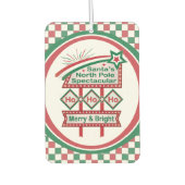 Santa's Retro Marquee - Ho Vrolijk & Helder Luchtverfrisser (Voorkant)