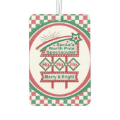 Santa's Retro Marquee - Ho Vrolijk & Helder Luchtverfrisser (Achterkant)