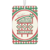 Santa's Retro Marquee - Ho Vrolijk & Helder Luchtverfrisser (Achterkant)