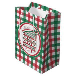 Santa's Retro Marquee - Ho Vrolijk & Helder Medium Cadeauzakje