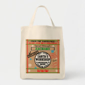 Santa's Sack Workshop Leveringsnaam Tote Bag (Voorkant)