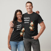 Santa's Silliest Goose Funny Christmas Family T-shirt (Unisex)