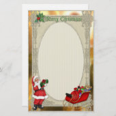 Santa's Slapigh Briefpapier (Voorkant / Achterkant)