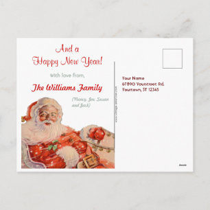  Santas Sleigh Ride Christmas Briefkaart