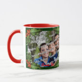 Santas Sleigh Ride Christmas Photo Mug (Gauche)