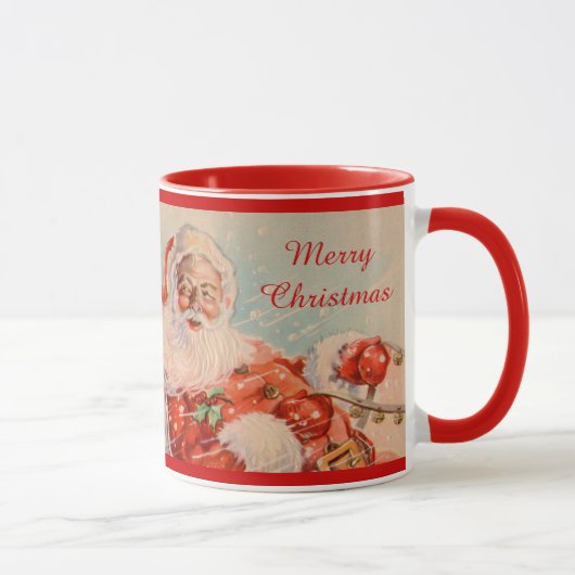 Santas Sleigh Ride Holiday Mug (Droite)
