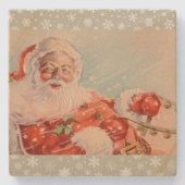 Santas Sleigh Ride Holiday Onderzetter (Voorkant)