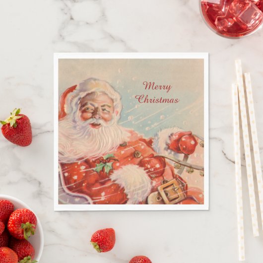 Santas Sleigh Ride Servet (Insitu)