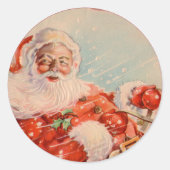 Santas Sleigh Ride Sticker (Devant)