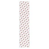 Santa's Snowbird Flamingo Korte Tafelloper (Voorkant)