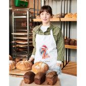 Santa's Snowbird Flamingo, op maat Standaard Schort