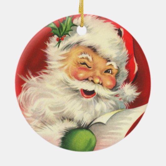 Santa's Speelgoed List Ornament (Achterkant)