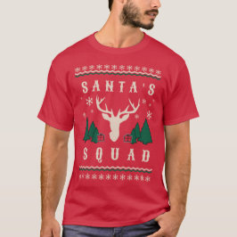 Santa's Squad Ugly kerstSweater T-shirt