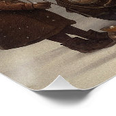 Santa's Steampunk Kerstmis Perfect Poster (Hoek)