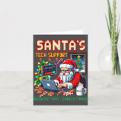 Santa's Tech Rebooting Pixel Support Kaart (Voorkant)