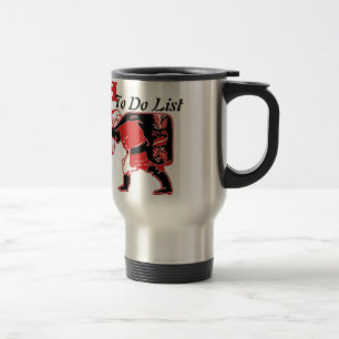 Santa's to-do lijst Collectie. Reisbeker