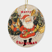 Santa's Trees - Kerstmis Keramisch Ornament (Links)