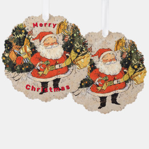 Santa's Trees - Kerstmis Ornament Kaart