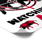 Santa's Watching My Aim - Boar Hog Hunting  Poster (Hoek)