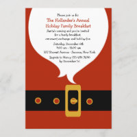 Santa's White Beard Invitation