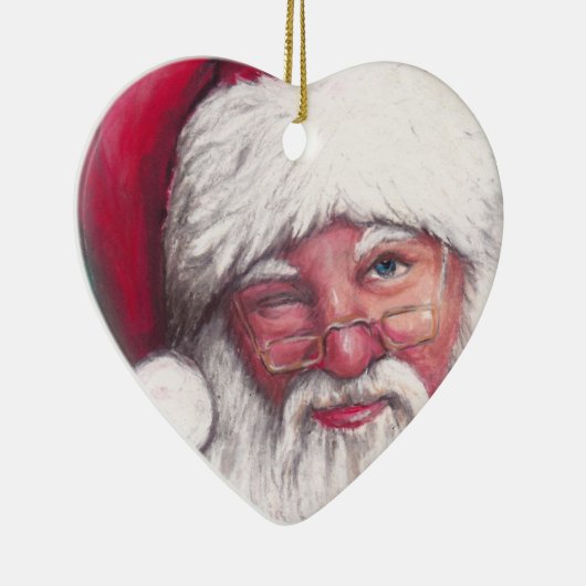 Santa's Wink art Ornament (Rechts)