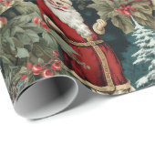 Santa's Winter Garden III Cadeaupapier (Rol Hoek)