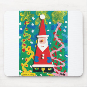 Santa's Winter Wonderland - Kinder kunst voor CHOC Muismat