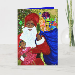 "Santa's Wish" van Debbie Davidsohn - Kerstkaarten Feestdagen Kaart