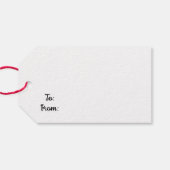 Santa's workshop cadeaulabel (Achterkant Horizontaal)