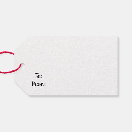 Santa's workshop cadeaulabel (Achterkant Horizontaal)