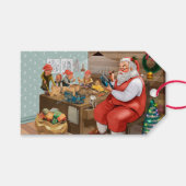 Santa's workshop cadeaulabel (Voorkant (Horizontaal))