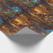 Santa's Workshop Cadeaupapier (Hoek)