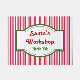 Santa's Workshop Doormat Rug Deurmat