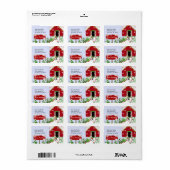 Santa's workshop etiket (Full Sheet)