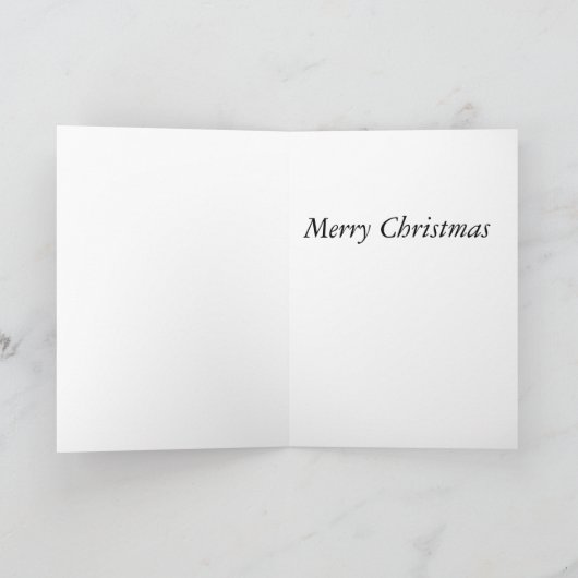 Santa's workshop feestdagen kaart (Binnen)