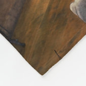 Santa's workshop fleece deken (Hoek)