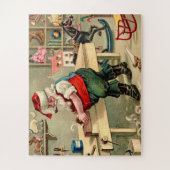 Santa's Workshop Grote Stuk Jigsaw Puzzel (Verticaal)