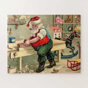 Santa's Workshop Grote Stuk Jigsaw Puzzel