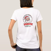 Santa's Workshop Kleine Helper Elf Persoonlijk T-shirt (Achterkant)