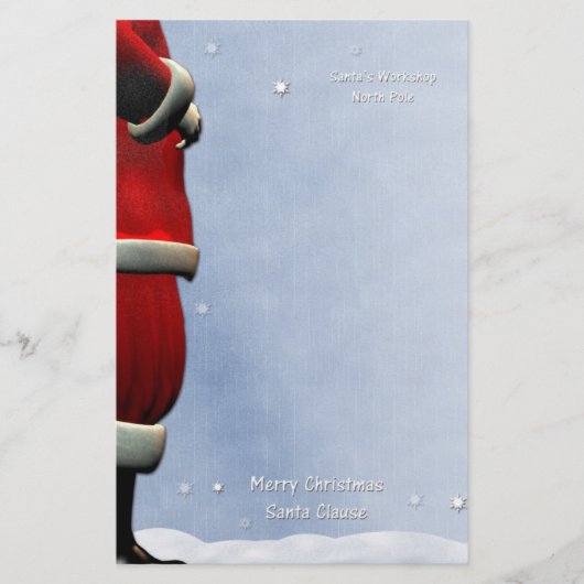 Santa's Workshop, Noordpool Briefpapier (Voorkant)