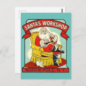 Santa's Workshop, North Pole N.Y. - Briefkaart (Voorkant / Achterkant)