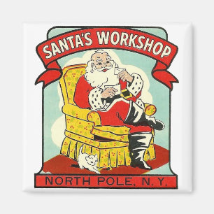 Santa's Workshop North Pole N.Y. - Magnet Magneet