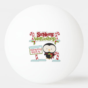 Santa's Workshop Penguin/Jolly-Feestdagen Pingpongballen