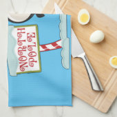 Santa's Workshop Penguin Theedoek (Quarter Fold)