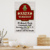 Santa's Workshop-Poster Poster (Keuken)